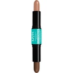 NYX Professional Makeup Facial make-up Bronzer Dual-Ended Face Shaping Stick 004 Medium 1 Stk. (149,00 kr / 1 st.)