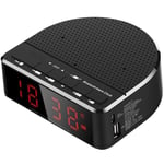 GALIMAXIA Alarm Clock Radio With Bluetooth Speaker,Red Digit Display With 2 Dimmer,FM Radio, USB Port Bedside Led Alarm Clock. Bring you an excellent experience