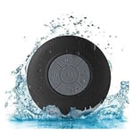 Enceinte Waterproof Bluetooth pour XIAOMI Redmi Note 6 Smartphone Ventouse Haut-Parleur Micro Douche Petite - NOIR