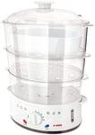 Judge JEA25 Electric Steamer 3 Tiers and Rice Cooker, 900W, 8.5L, 60 Minute