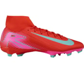 Mercurial Superfly 10 Academy FG/MG fotbollsskor Unisex EMBER GLOW/AURORA GREEN 9.5