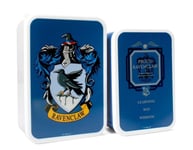 HARRY POTTER RAVENCLAW SET OF TWO PLASTIC LUNCH BOXES SANDWICH PICNIC BOX