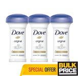 Dove Original Deodorant Antiperspirant Cream Stick 50ml 3, 6 Pack