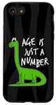 iPhone SE (2020) / 7 / 8 Age Is Just A Number Funny Dinosaur Diplodocus Humor Case