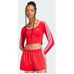 adidas Original Adicolor 3-stripes Long Sleeve Crop Tee, storlek Large