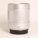 Leica Used Summilux TL 35mm f/1.4 ASPH Lens Silver Anodised