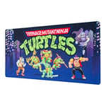 Grupo Erik XXL Mouse Mat - Teenage Mutant Ninja Turtles | Desk Pad, 31.5" x 13.78" Non-Slip Rubber Base Mouse Pad, Gaming Mouse Pad, Keyboard Mouse Mat | Gaming Gifts, Gamer Gifts