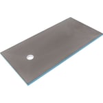 Receveur de douche à carreler Wedi Fundo Primo Wedi - 200x100cm - Rectangulaire - Gris