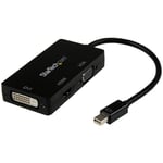 StarTech.com 3 in 1 Mini DisplayPort Adapter - 1080p - Mini DP / Thunderbolt to HDMI / VGA / DVI Splitter for Your Monitor (MDP2VGDVHD)