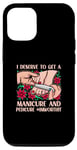 Coque pour iPhone 12/12 Pro Manucure Pédicure Femmes Pampering Nail Art Wellness Soins de la peau