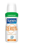SANEX - Déodorant Spray Zéro% (0%) Peaux Sensibles - Déodorant pour Homme et Femme - Efficacité 24 h - Sans Alcool, Sans colorants - Lot de 3 duopacks - Soit 3x2x100ml