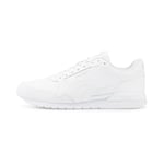 PUMA Unisex St Runner V3 L Baskets, Puma White Puma White Gray Violet, 38.5 EU