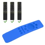 (Blue)3 Pack Silicone Protective Case For Samsung Smart TV Remote Control