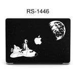 Convient Pour Apple Laptop Case M2air Computer Case Macbook Air13 Case-Rs-1446(Black)-Retina15(A1398)