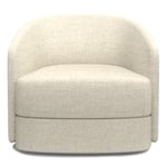 New Works - Covent Lounge Chair Karakorum Ivory - Nojatuolit - Arde Design Studio - Puu/Tekstiili materiaali/Vaahto