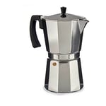 BigBuy Home Cafetière italienne 12 tasses en aluminium