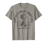 Peanuts - Pigpen Life Gets Messy Sometimes Just Roll With It T-Shirt