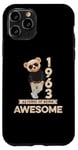 Coque pour iPhone 11 Pro Ours en peluche original Awesome 62e anniversaire homme femme 1963