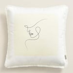 ROOM99 Housse de Coussin décorative Bonita pour Femme - Esthétique - Moderne - en Coton - 45 x 45 cm