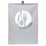 Dekohelden24 Tea Towel 70 x 50 cm 100% Cotton with Body and Soul Motif