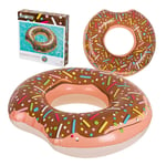 Uppblåsbar Donut Simring 107cm Brons