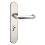 Normbau - Plaque en inox - Version longue - nt 91 clé i