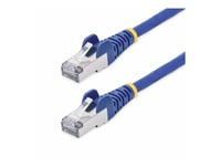 Startech.Com 2M Blue Cat8 Ethernet Cable, Snagless, S/Ftp, 25G/40G - Patch-Kabel - Rj-45 (Hane) Till Rj-45 (Hane) - 2 M - 5.6 Mm - S/Ftp - 50 Mikron - Cat 5/5E/6/6A/8 - Ieee 802.3Bt/Ieee 802.3Ba - Hakfri, Halogenfri, Passiv - Blå