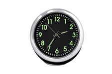 GENERIQUE Objet de décoration Mini horloge murale fluorescente pour voiture à quartz légère montre poche universelle objet