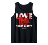 Chucky & Tiffany Blood Stained Love Honor Obey Tank Top