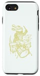 Coque pour iPhone SE (2020) / 7 / 8 Crocodile jouant de la batterie en forme de crocodile, percussion, reptile