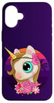 Coque pour iPhone 16 Plus I Love Unicorn Baby, Cute Unicorn Squad Cartoon Graphic