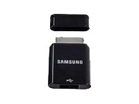 Microspareparts Mobile - Dataadapter - Usb Hane Till Samsung 30-Stifts Dockningskontakt Hane - För Samsung Galaxy Tab 8.9, Tab 8.9 Wifi