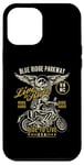 Coque pour iPhone 12 Pro Max Blue Ridge Parkway VA NC USA Moto Design vieilli