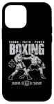 Coque pour iPhone 12 mini Boxe Arts Martiaux Combat Sports Boxe Fighter