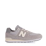 New Balance Boys Boy's Juniors 574 Trainers in Grey Leather (archived) - Size UK 6.5