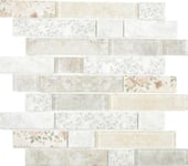 Mosaïque Brick Éco Rosier Gris Clair Mur Bain Wc 24-2095 I 10 Mosaikmatten