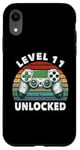 iPhone XR Level 11 Unlocked Video Gamer 11 Birthday 11 Year Old Funny Case