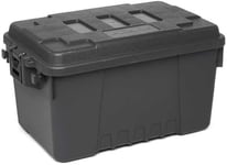 Plano Coffre de sport – Petit, coffre de rangement, PLAT16, anthracite, organiseur de coffre, malle robuste, empilable, durable, malle militaire, coffre de rangement extérieur, coffre de garage,