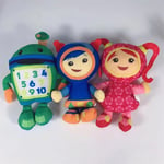 Team Umizoomi Milli Bot And Geo 9" Plush Toy Stuffed Doll Kids Gift