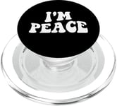 Im Peace I Come in Peace Costume de couple pour homme et femme PopSockets PopGrip pour MagSafe