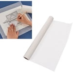 18in 44cm Wide Tracing Paper Roll White High Transparency Clear Ink Absorption Pattern Paper for Sewing Drafting 23m / 75.5ft