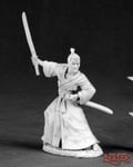 1x MASAKI RONIN - WARLORD REAPER miniature figurine rpg jdr d&d samurai 3524