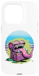 iPhone 15 Pro Monster chest sharp teeth long tongue horror fantasy monster Case