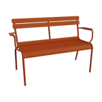 Fermob Luxembourg soffa med armstöd 131x55,5x86 cm Candied Orange