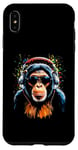 iPhone XS Max Funky DJ Monkey with Shades and Headphones Case