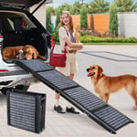 Extra Long 170cm Foldable Dog Ramps Large Dogs, Dog Ramp for Car with Non-Slip &