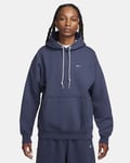 Nike Solo Swoosh Fleece Pullover Hoodie Sz 2XL Thunder Blue/White DX1355 Box A