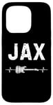 Coque pour iPhone 15 Pro Jax Guitare Battement De Coeur Musique Guitariste