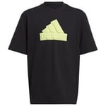 T-shirt enfant adidas  TEE SHIRT  NOIR - BLACK PULLIM - 7/8 ans