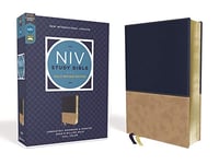 NIV Study Bible, Fully Revised Edition, Leathersoft, Navy/Tan, Red Letter, Comfort Print: New International Version, Study Bible, Navy/Tan, Leathersoft, Red Letter, Comfort Print